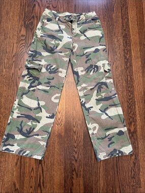 🤪 🤪 🎉 ALMOST FAMOUS Camo Cargo Pants - Green/Tan/Black